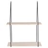 House Nordic Shelf Julie Natural and Black