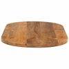 vidaXL Table Top 120x60x3.8 cm Oval Solid Wood Mango