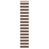 vidaXL Zebra Blind Brown 45x200 cm Fabric Width 40.9 cm Polyester