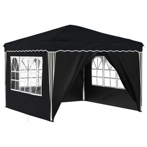 vidaXL Pop-up Party Tent Anthracite 288 x 288 x 245 cm Oxford Fabric