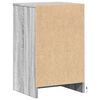 vidaXL Bedside Cabinet with LED Lights Grey Sonoma Engineered Wood