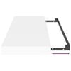 vidaXL Floating Wall Shelves 2 pcs White 80x23.5x3.8 cm MDF