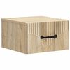 vidaXL Wall-Mounted Bedside Cabinet Sonoma Oak 34.5 x 33 x 20 cm