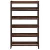 vidaXL Shoe Rack Brown Oak 60x25x100 cm Engineered Wood