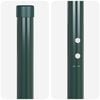 vidaXL Fence Post 12 pcs Green Powder-coated steel