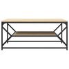 vidaXL Coffee Table Sonoma Oak 90 x 50 x 40 cm