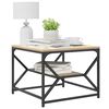 vidaXL Coffee Table Sonoma Oak 51 x 50 x 40 cm