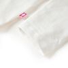 Kids' T-shirt with Long Sleeves Ecru 128