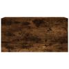 vidaXL Bathroom Wall Cabinet Smoked Oak 80x25x40 cm Engineered Wood