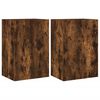 vidaXL TV Wall Cabinets 2 pcs Smoked Oak 40.5x30x60 cm Engineered Wood