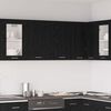 vidaXL Hanging Cabinet Lyon Black Oak 80 x 31 x 60 cm Engineered Wood