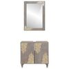 vidaXL Bathroom Cabinet Set Wall-mounted 2 pcs Grey Solid Mango Wood