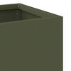 vidaXL Raised Garden Planter Olive green 100 x 26 x 82 cm Steel