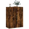 vidaXL Wall Mounted Cabinet Smoked Oak 69.5x34x90 cm