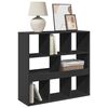 vidaXL Book Cabinet/Room Divider Black 100x33x94.5 cm