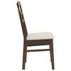 vidaXL Dining Chair 2 pcs Light Brown and Light Solid Wood