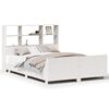 vidaXL Bed Frame without Mattress White 120x190 cm Small Double Solid Wood Pine