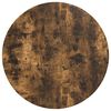 vidaXL Table Top &Oslash; 70 x 1.5 cm Round Engineered Wood Smoked Oak