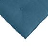 vidaXL Back Pillow Blue 50 x 45 cm Corduroy Fabric