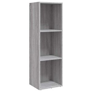 vidaXL Book Cabinet/TV Cabinet Grey Sonoma 36x30x114cm Engineered Wood
