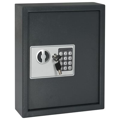 vidaXL Key Safe Dark Grey 30x10x36.5 cm