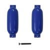 vidaXL Boat Fenders 2 pcs Blue 69x21.5 cm PVC