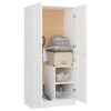 vidaXL Wardrobe White 82.5x51.5x180 cm Engineered Wood