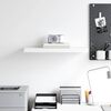 vidaXL Floating Wall Shelf White 60x23.5x3.8 cm MDF