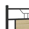 vidaXL Bed Frame without Mattress Sonoma Oak 140x190 cm Engineered Wood