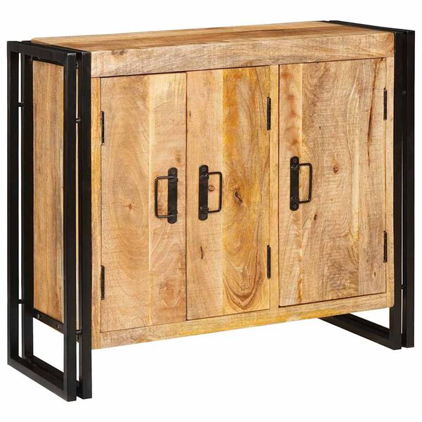 vidaXL Sideboard Brown 80 x 33 x 70 cm Solid mango wood