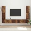 vidaXL TV Cabinet Set 8 pcs Old Wood Engineered Wood