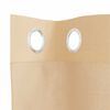 vidaXL Voile Curtains with Grommets 2 pcs Sand