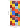 vidaXL Carpet Runner Multicolour 80x200 cm