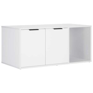 vidaXL Cat Crate Furniture White 100 x 49 x 45 cm Engineered Wood