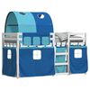 vidaXL Bunk Bed without Mattress Blue 90x200 cm Solid Wood Pine