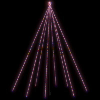 vidaXL Christmas Tree Lights Indoor Outdoor 1300 LEDs Colourful 8 m