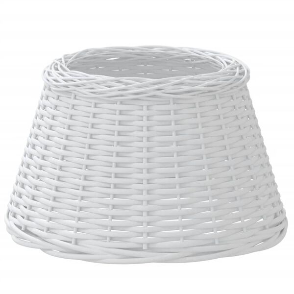 vidaXL Lamp Shade White &Oslash;50x30 cm Wicker