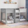 vidaXL Floor Bed Frame Grey Sonoma 76.5 x 200 cm Engineered Wood