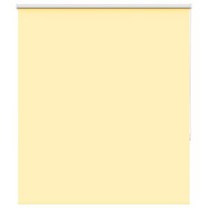 vidaXL Roller Blind Blackout Yellow 140x175 cm Fabric Width 136.6 cm Polyester