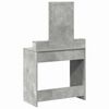 vidaXL Dressing Table Grey 79 x 41 x 140 cm Engineered Wood
