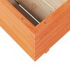 vidaXL Garden Planter Wax Brown 90x90x49.5 cm Solid Wood Pine