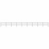 vidaXL Garden Fence | Steel | Sturdy | Rectangular | Modern