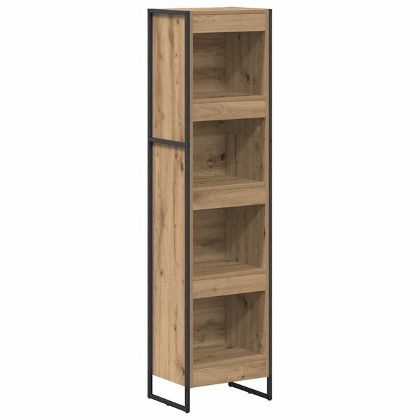 vidaXL Book Cabinet Artisian Oak 40 x 30 x 155 cm Engineered Wood