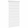 vidaXL Zebra blind 80.9x150 cm Fabric Width 76.7 cm white