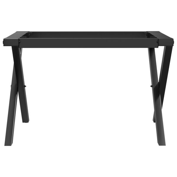 vidaXL Coffee Table Legs X-Frame 60x50x38 cm Steel