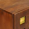 vidaXL Sideboard Walnut 60 x 33 x 75 cm Solid Mango Wood