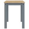 vidaXL Dining Table Panama Grey 112x60x75 cm Solid Wood Pine