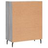vidaXL Sideboard Grey Sonoma 69.5x34x90 cm Engineered Wood