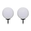 vidaXL Outdoor Pathway Lamps 2 pcs LED 50 cm with Ground Spike