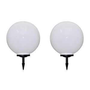 vidaXL Outdoor Pathway Lamps 2 pcs LED 50 cm with Ground Spike